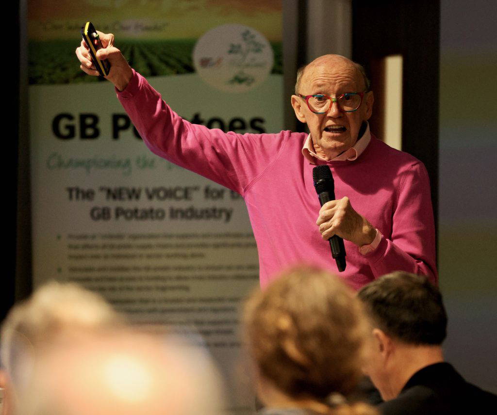 David Hughes, Dr Food, at the British Potato Event 2025