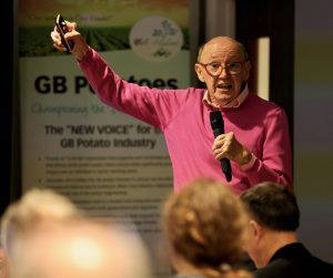 David Hughes, Dr Food, at the British Potato Event 2025