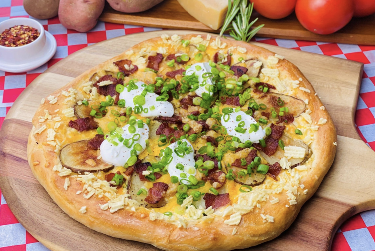 Loaded Baked Potato Pizza