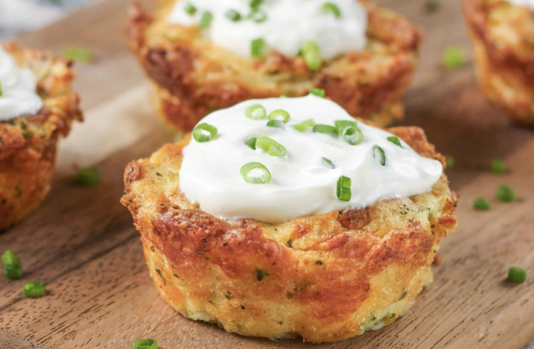 Broccoli Cheddar Potato Puffs