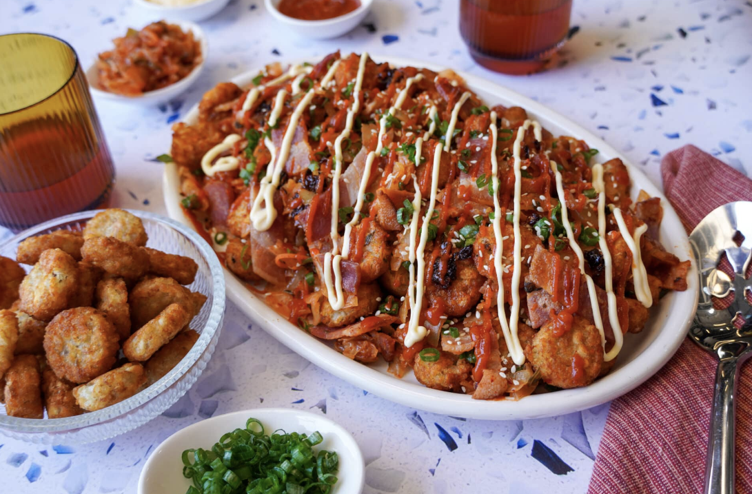 Kimchi Bacon Breakfast Hash