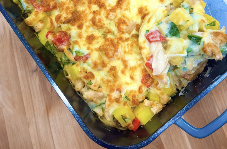 Creamy Tuscan Tater Bake